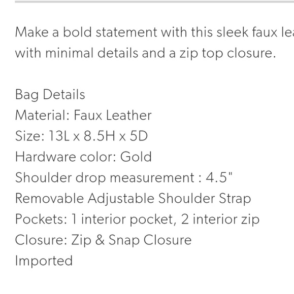 Courtney Satchel Just Fab - Picture 4 of 4